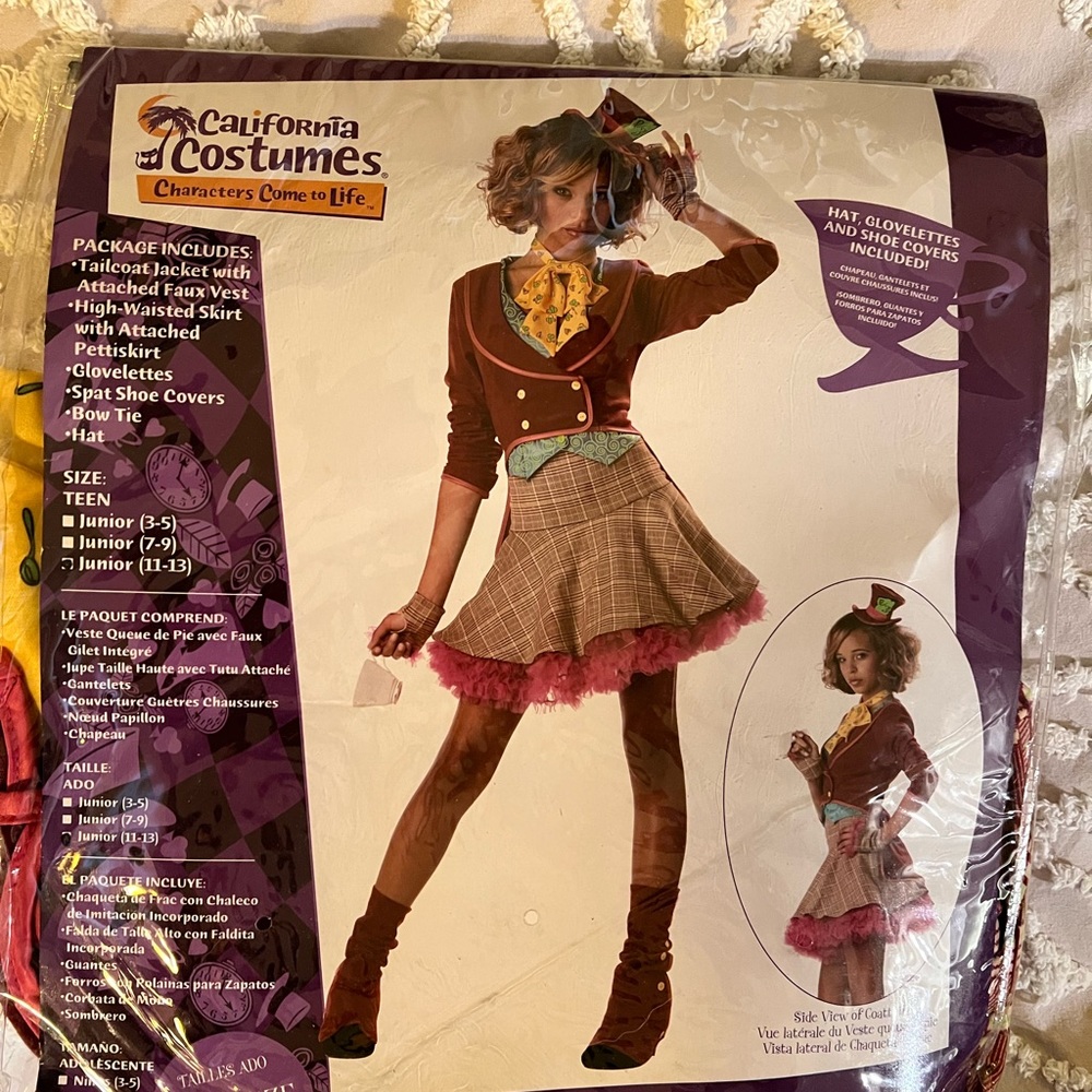 Halloween costume - Mad hatter junior 11-13